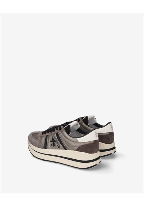 Premiata Bethcoin 8508 Sneaker in Grey Suede and Fabric Women's PREMIATA |  | BETHCOIN VAR8508